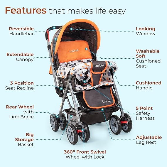 luvlap-sunshine-stroller-standard-stroller-comfort-safety-convenience-swivel-wheels-reversible-handlebar-reclining-seat-5-point-harness-footrest