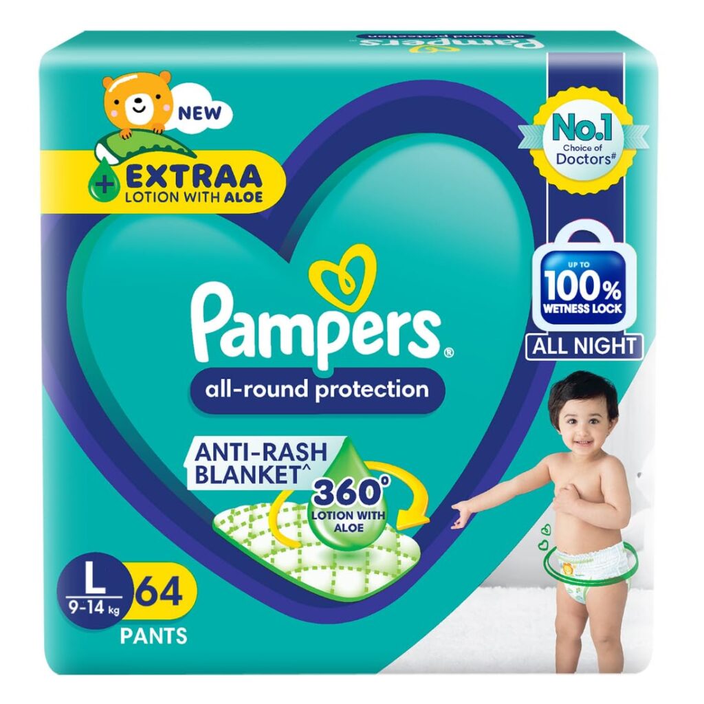 pampers-disposable-diapers-diaper-newborn-infant-toddler-lotion-aloe-vera-latex-free-comfortable-anti-rash-all-night-sleep-wetness-lock-gentle-belt-design-extra-lotion-fresh-fragrance-large